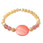Preview: Cherryquarz Calcit Perlmutt Armband